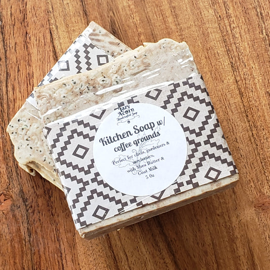 Espresso Kitchen Soap with Coffee Grounds