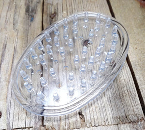 Clear Plastic Soap Dish Lg
